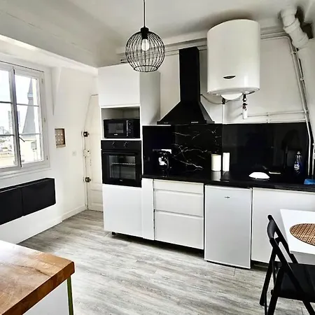 Appartement Vue Tour Eiffel Ligne 14 A Cote De Paris Gentilly Exterior foto